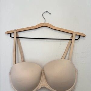 PINK Victoria's Secret Nude Strapless Bra